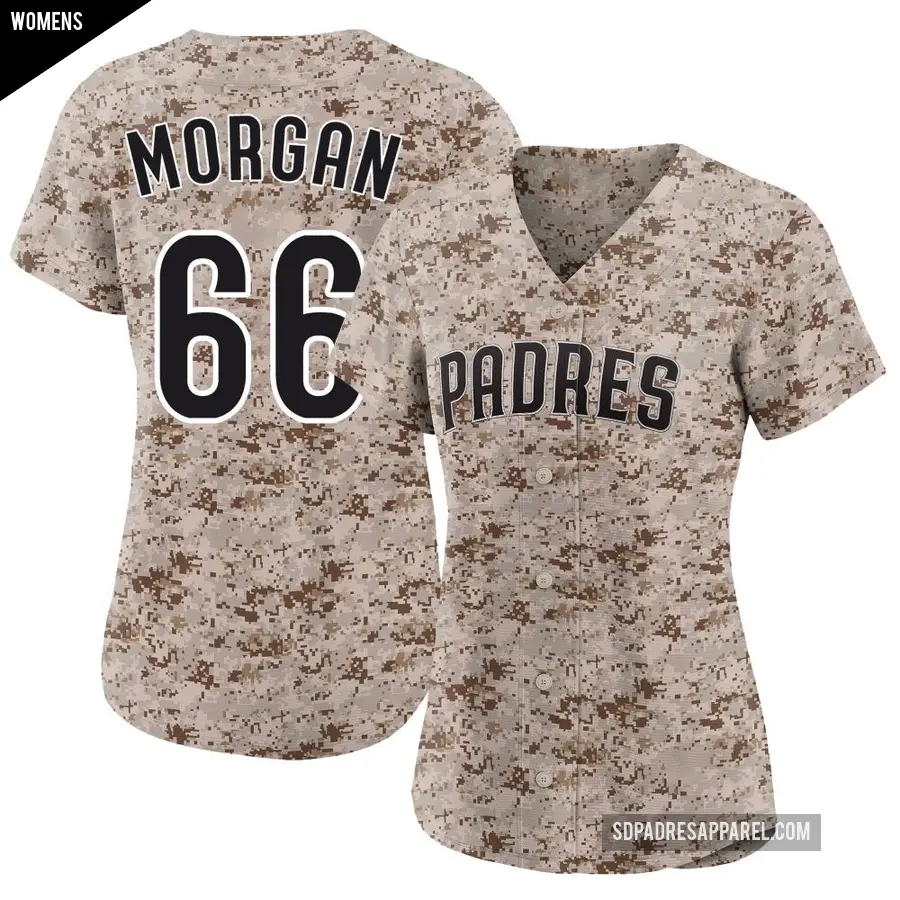Women's San Diego Padres ＃66 David Morgan Limited Camo 2nd Alternate Jersey
